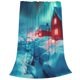thumbnail image 2 of Balery Aurora Borealis Village Manta de Felpa Suave y Acogedora – Cobija de Franela Aterciopelada para Cama, Lavable y Cálida para Sofá, Mascotas, Transpirable-80"x60", 2 of 7