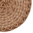 thumbnail image 2 of Design Imports CAMZ12884 Set de Table Rond en Polyester Tissé de 15 Po&44; Dahlia Naturel - Lot de 6, 2 of 2