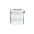 thumbnail image 2 of Retro Sealed Jar Grains Kitchen Storage Box, Airtight Food Storage Containers for Tea, Flour, Grains & Snacks, Modular Stackable Pantry Storage, Clear & Durable ABS Material, 2 of 3