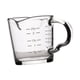 thumbnail image 1 of Jarra de crema de vidrio, taza medidora de espresso, vaso de de espresso grueso multiusos, boquillas dobles, jarra triple de medición para té SM SunniMix Tazas medidoras de espresso, 1 of 8