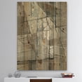 thumbnail image 2 of Designart 'Beige and Silver Abstract Waterpainting' Contemporary Print on Natural Pine Wood, 2 of 3