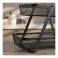thumbnail image 3 of Frutero 2 Niveles Metal Negro con Asa Madera Multiusos, 3 of 7