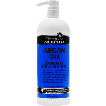 Renpure Originals Argan Oil Luxurious Shampoo, 32 fl (Best Shampoo For Oily Flaky Scalp)