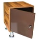 thumbnail image 1 of Buro Recamara Mueble Moderno Envio Ensamblado Chocolate, 1 of 4