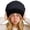 Black, variant on Babysbule Quirky Faux Fur Headband, Brimless Elastic Costume Headwear for Themed Party