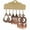 2-3 Pairs Geometric tassel gold, variant on MATROOY 3 Pairs Boho Gypsy Earrings Set Women Ethnic Tassel Ear Hook Drop Dangle Jewelry-11-3 pairs Flower Round waterdrop