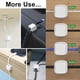 thumbnail image 4 of Clips Magnéticos para Cables FLhrweasw Organizador Ajustable Liso Color Blanco 6 Uds, 4 of 9