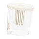 thumbnail image 5 of Dispensador de bebidas heladas para refrigerador Dispensador de bebidas con grifo para leche Inicio redondo beige, 5 of 9
