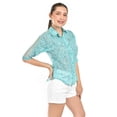 thumbnail image 2 of Blusa transparente con encanje Roman Fashion /Juvenil, 8042 (Menta) verde claro CH, 2 of 4