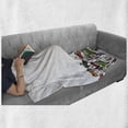thumbnail image 6 of Cars Soft Flannel Fleece Throw Blanket, Group of Hand Drawn Toy Cars Clustered Colorful Pattern Children Friendly Design, Cozy Plush for Indoor and Outdoor Use, 50" x 60", Multicolor, by Ambesonne, 6 of 6