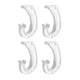 thumbnail image 3 of Ganchos de Soporte para barra de armario Strade Fareast Limited Soporte en forma de J, 3 of 8
