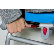 Platinum Health CAROUSEL Sliding Transfer Bench with Swivel Seat PREMIUM Padded Bath Shower Chair with Pivoting Arms