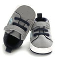 thumbnail image 7 of URMAGIC Toddler Baby Boys Canvas Sports Shoes Soft Sole High-Top Sneaker, 7 of 7