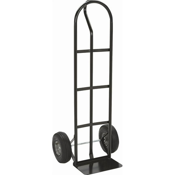 Steel Pneumatic Hand Truck Dolly - 600-Lb. Capacity, 10in. Tires, Powder-Coat Finish