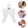 thumbnail image 4 of Unique Bargains 1 Pc Handbag Charms Keychains Bow Bag Accessories White, 4 of 6