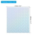 thumbnail image 2 of Unique Bargains A4 Holographic Cardstock, 10 Pack Metallic Iridescent Mirror Paper Sticker Foil Board, Style 2, 2 of 6