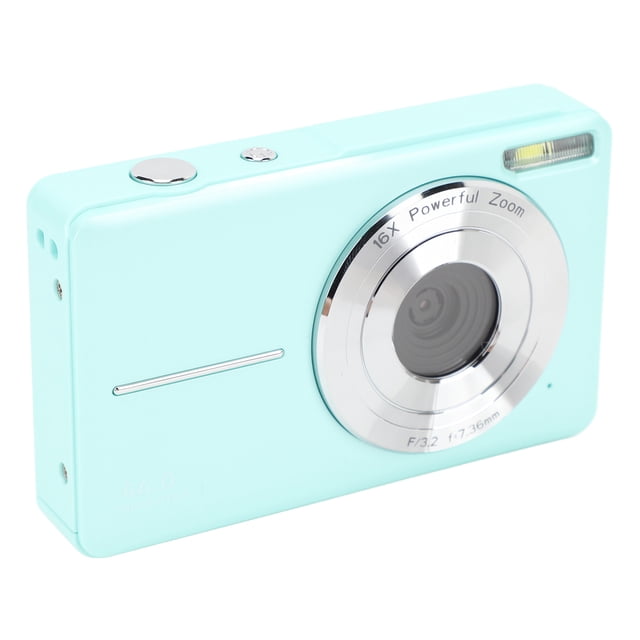 Cámara Digital, 1080p Para Niños Cámara 44MP Punto Y Disparar Cámaras Digitales 16x Zoom Cámaras Pequeñas Fotografía Para Niños Estudiantes Adolescentes