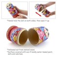 thumbnail image 4 of Muñecas anidadas rusas Matryoshka Juego anidado de apilamiento de madera 7 piezas Juguetes hechos a mano para niños Regalo de Navidad para niños. Afortunado Sencillez, 4 of 5