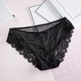 thumbnail image 5 of HUPOM Panties Girls Panties Briefs Leisure Tie Seamless Waistband Black XL, 5 of 6