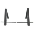 thumbnail image 2 of Folding Drying Rack, Black Wall Mounted Retractable Clothes Rack  For Storage Room, 2 of 8