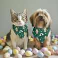thumbnail image 2 of Dog Bandana 2 Pack,Green Princess Castle Pattern Bandanas for Dogs,Cat Bandana,Small/ Large Dog Bandana 2 Size,Dog Bandanas, 2 of 6