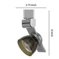thumbnail image 5 of Benjara BM220775 12W Integrated LED Track Fixture with Polycarbonate Head, Silver & Black, 5 of 5