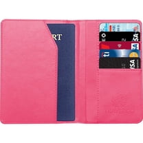 Travergo PU Leather Passport Holder, Pink TR1240PK