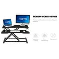 thumbnail image 4 of FITUEYES 32 inch Standing Desk Stand Up Desk Sit To Stand Height Adjustable Desk SD308001WB, 4 of 6
