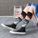 thumbnail image 5 of Fotbe USA Bald Eagle Calcetas Divertidas Estampadas para Hombre y Mujer, Calcetas de Algodón hasta la Rodilla para Caminar, Correr, Enfermería y Embarazo, 5 of 6