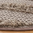 thumbnail image 3 of SAFAVIEH Natura Oralee Geometric Cotton Area Rug, Grey/Ivory, 6' x 6' Round, 3 of 8