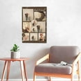 thumbnail image 6 of Custom Canvas Prints Brown And Khaki Abstract Floral Best Friend Portrait Personalized Photo Image Collage DIY Framed Kit Wall Art Picture Room Decor 16x20 inch, 6 of 7