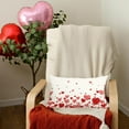 thumbnail image 5 of Valentines Pillow Covers 12x20 Velvet Valentines Pillows Heart Throw Pillows Coves,Valentine''s Decorations Lumbar Cushion Covers for Home Sofa Couch Red(4), 5 of 6