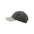 thumbnail image 3 of NYFASHION101 Unisex Adjustable 6-Panel Low-Profile Baseball Cap LOW100- Washed Black/Sand, 3 of 4