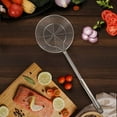 thumbnail image 4 of Food Filter Stainless Steel Frying Food with Long Handle Strainer Grid Scoop Colander Spoon(16), 4 of 7