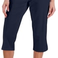 thumbnail image 3 of Karen Scott Women's Comfort-Waist Capri Pants Blue Size 6 Petite, 3 of 3