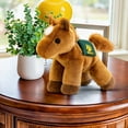 thumbnail image 4 of geerera 8-Inch Horse Plush Toy, Realistic Farm Animal Stuffed Horse, Soft Stuffed Animal, for Easter Gift, Birthday Present, 4 of 6