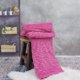 thumbnail image 5 of HOME SOFT THINGS COBIJA COLLEEN DE PELO SINTÉTICO TIPO ANIMAL, MANTA DE LUJO SUAVE Y ACOGEDORA, 152x177CM, ROSA AURORA., 5 of 7