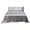 🔥 Gray_Hot#2731, variant on Luxury Satin Bed Sheet Set Full Size | Soft Matte Silk Feel Polyester Microfiber | 3 Piece Set - Includes 244x206cm Sheet, 2 Pillowcases 75x51cm | Breathable, Elegant Colors