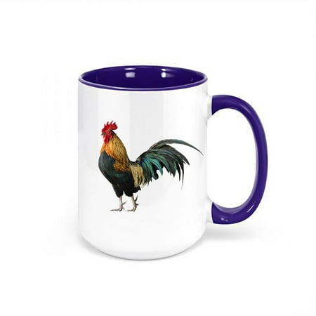 

Rooster Coffee Cup Rooster Rooster Mug Chicken Cup Rooster Lover Sublimated Design Mom Gift Chicken Mug Gift For Her Rooster Gift BLUE