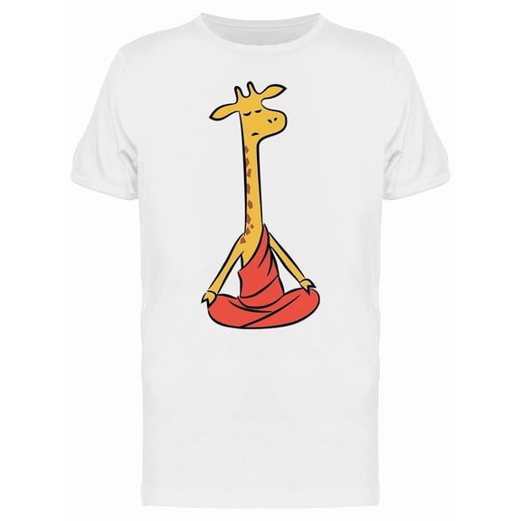 Monk Giraffe Lotus Om Tee Men's -Image by Shutterstock