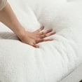 thumbnail image 4 of 2-Seat Sofa in Teddy Velvet, Stable Plastic Legs / Good for Watching Movies in Bedroom, 4 of 5