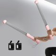thumbnail image 1 of 2 cuerdas de batalla sin cuerda para hombres y mujeres, ideales para ejercitarse en interiores y exteriores. rosa, 1 of 8