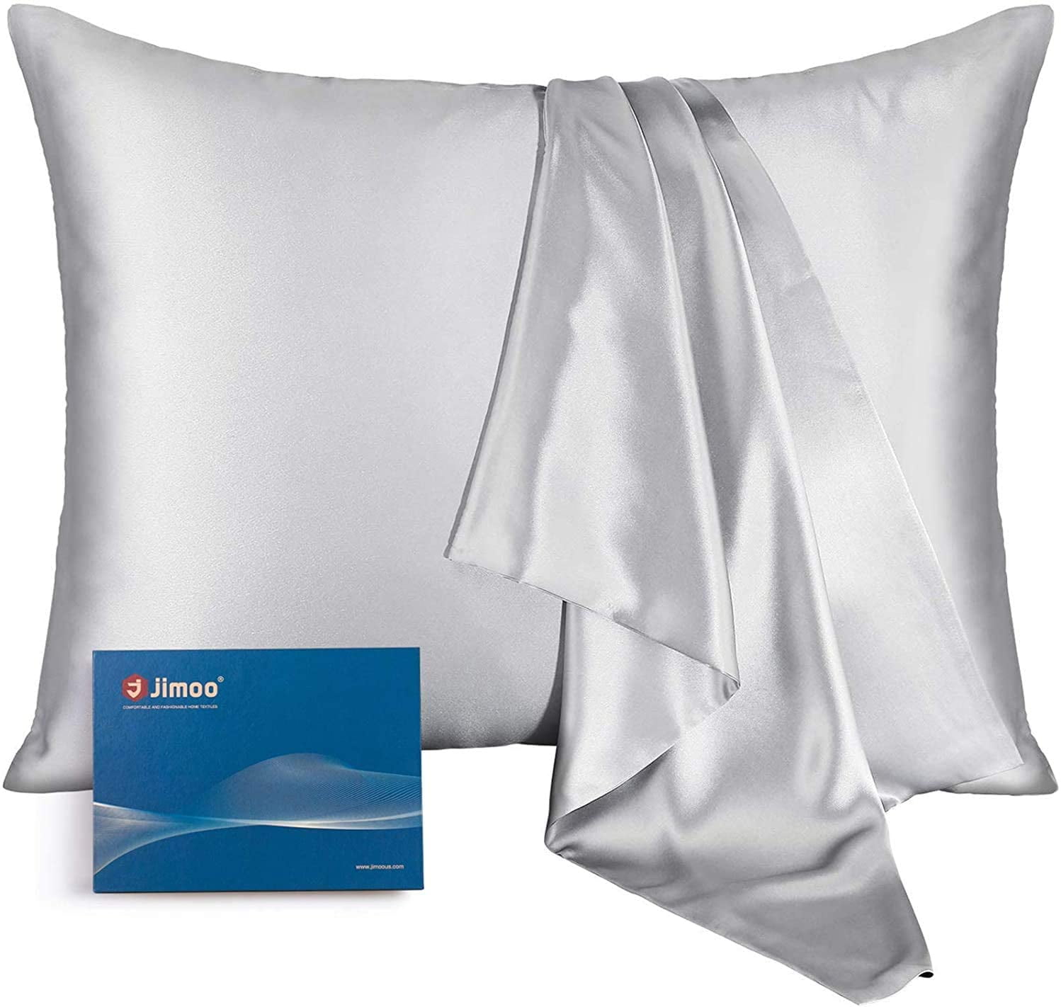 Details about   Natural Silk Pillowcase for Hair and Skin with Hidden Zipper,22 Momme,600 Threa 
