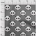 thumbnail image 2 of oneOone Cotton Poplin Gray Fabric Kawai Fabric For Sewing Printed Craft Fabric By The Yard 42 Inch Wide-QH, 2 of 5