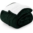 thumbnail image 1 of Colcha Utopia, cama Sherpa, tamaño queen, color verde bosque, 230 x 230 cm, 1 of 8