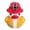A, variant on Dserhfy Chef Duck Figurine Resin Doctor Duck Ornament Colorful Firefighter Detective Duck Statue for Living Room Bedroom Shelf Decoration