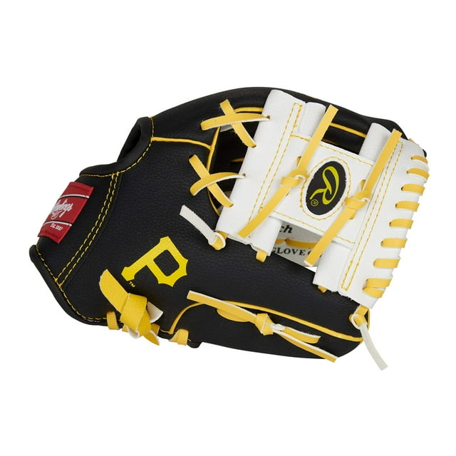 Guante de béisbol Rawlings con el logotipo del equipo de la MLB Pittsburgh Pirates 10
