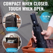Repel Travel Umbrella Compact Rain & UV Protection, Windproof up to 85 MPH
