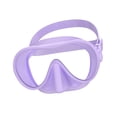 thumbnail image 1 of Máscara de buceo Snorkel Máscara de natación Ligera Visión amplia Portátil Correa ajustable Púrpura, 1 of 8