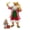 Multi, variant on Kurt Adler Fabriche’ 10-Inch Beach Santa Figurine Set – 2-Piece Holiday Décor